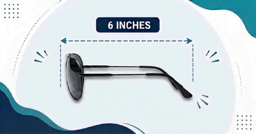 6 inch folded sunglasses