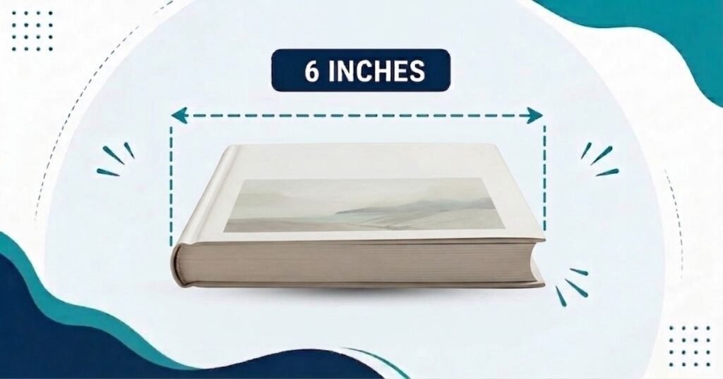 6 inch paperback book