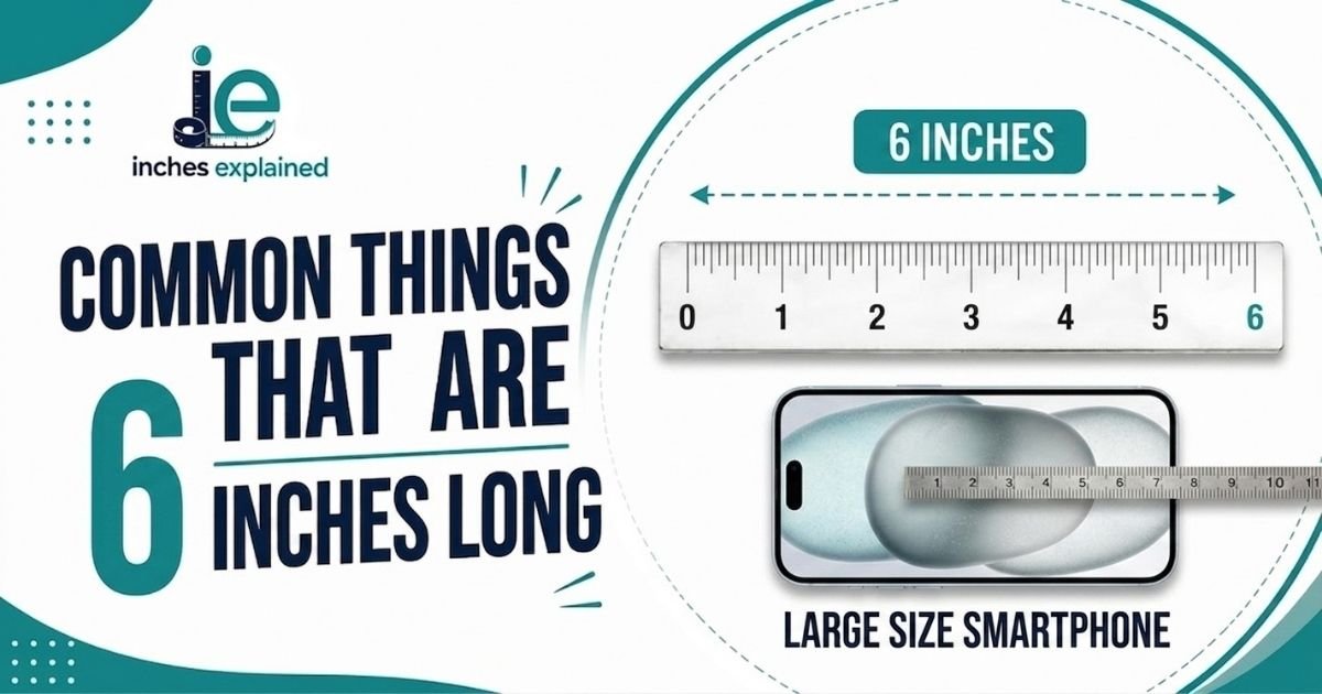 common things that are 6 inches long