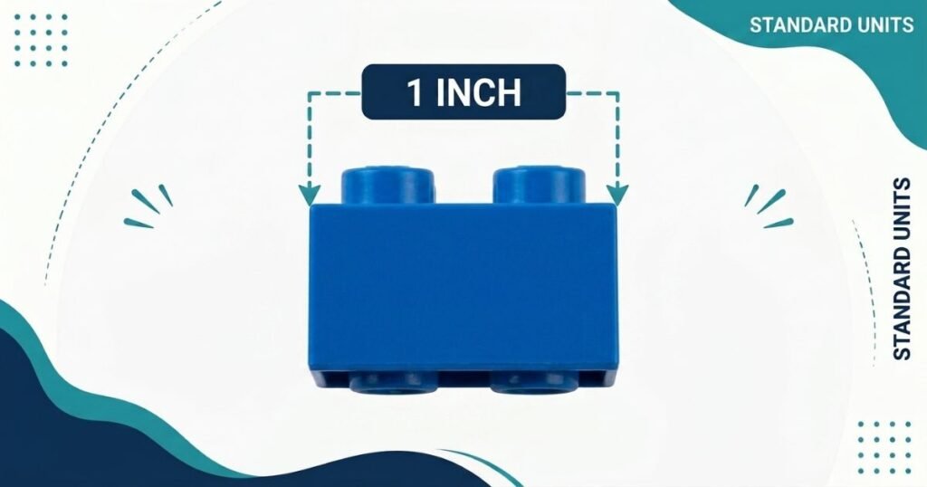 1 inch Lego Brick