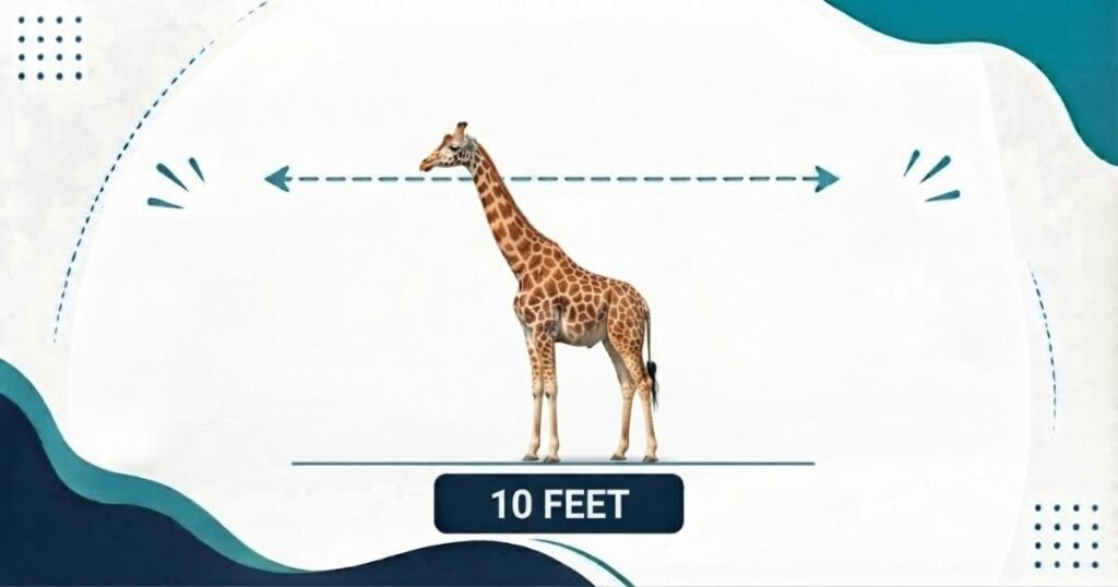 10 Feet Height of a Giraffe