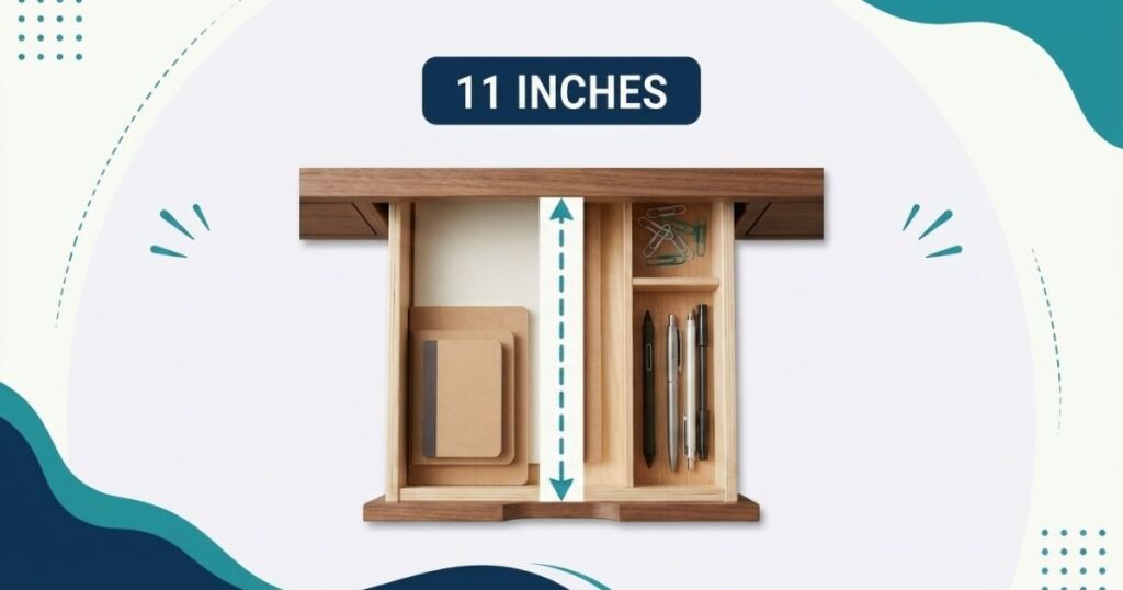 11 Inch Desk Drawer