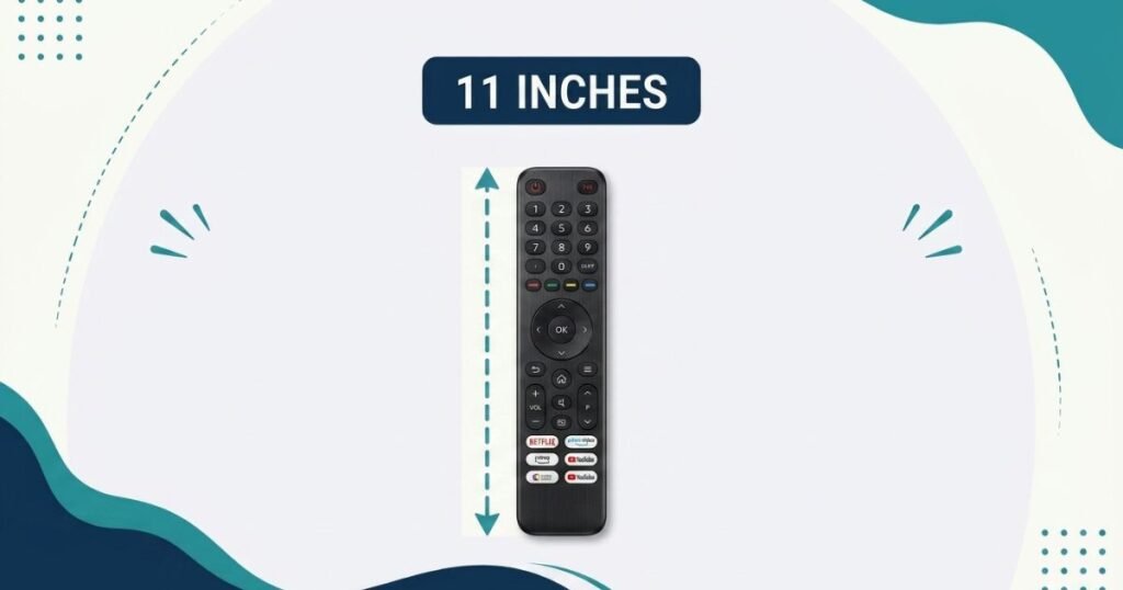 11 Inch TV Remote