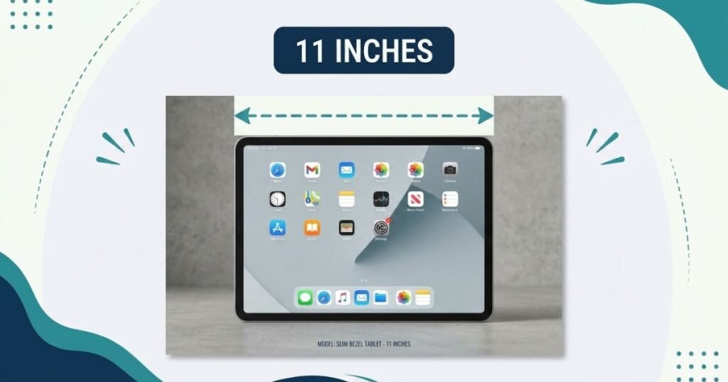 11 Inch Tablet with a Slim Bezel