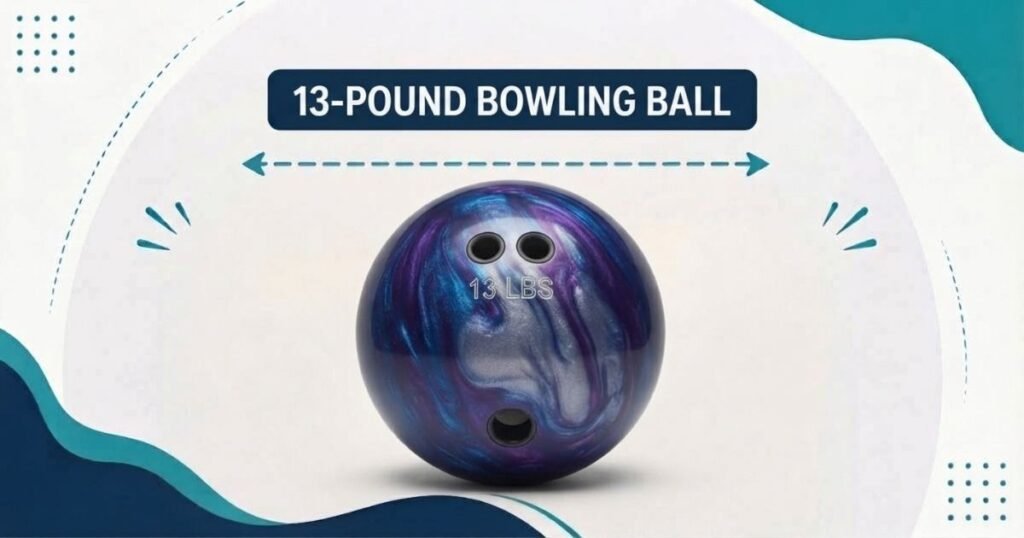 13 pound bowling ball