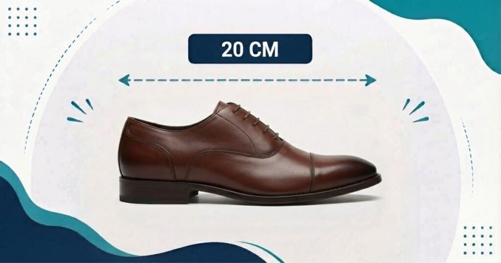 20 cm Men shoe