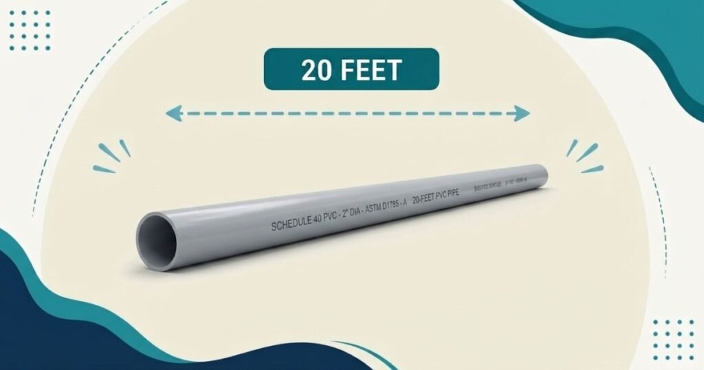 20 ft PVC Pipe