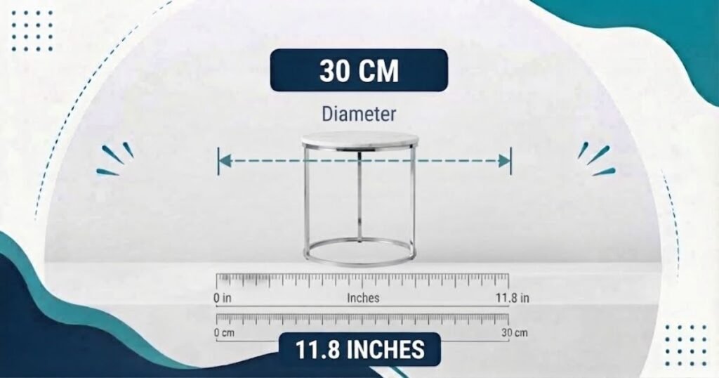30 cm Round Side Table
