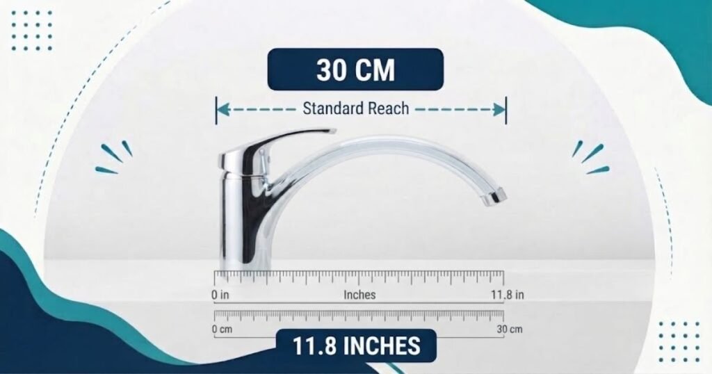 Bathroom Faucet Spout Reach