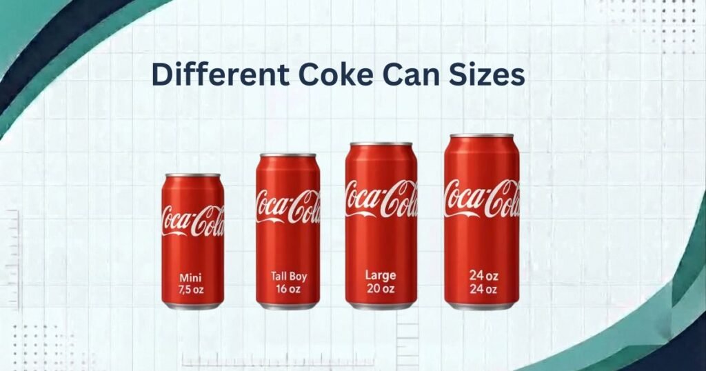 Coke can Sizes