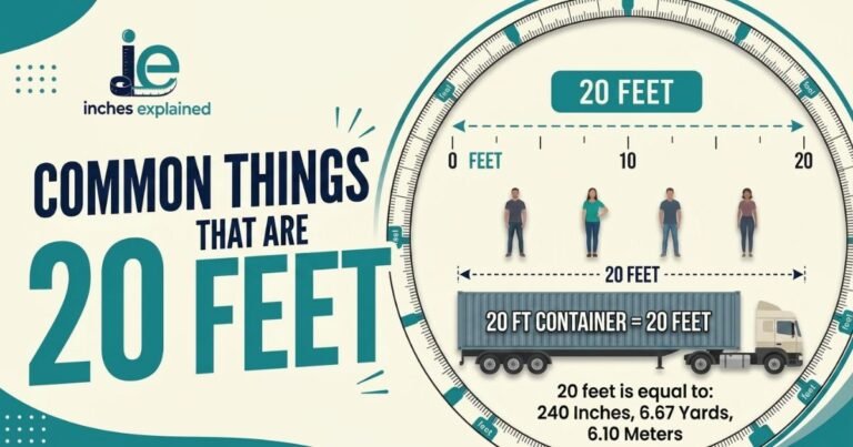 Common things that are 20 feet long