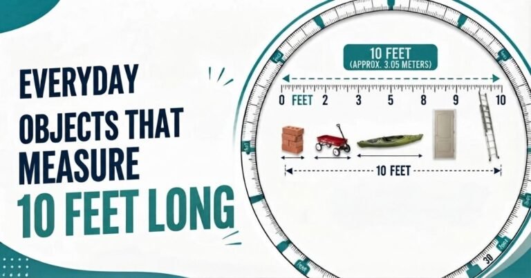Everyday objects that measure 10 Feet Long