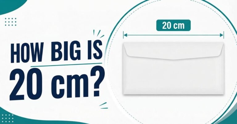 How Big Is 20 cm