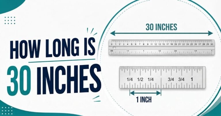 How Long is 30 inches