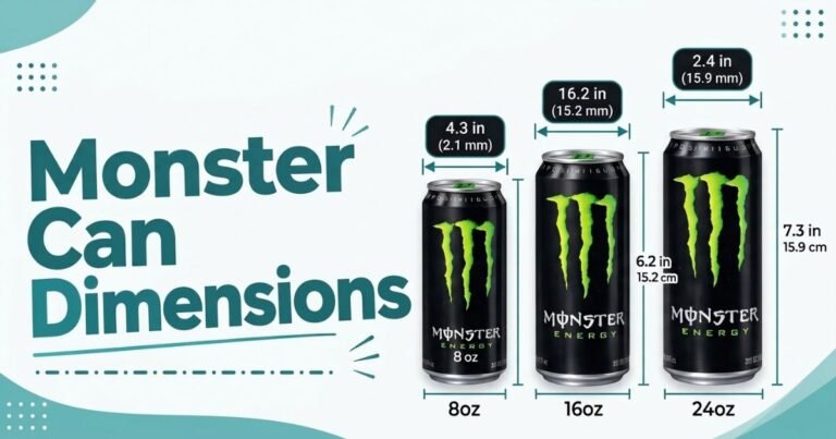 Monster Can Dimensions