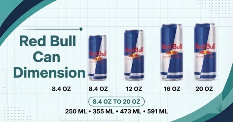 Red Bull Can Dimensions