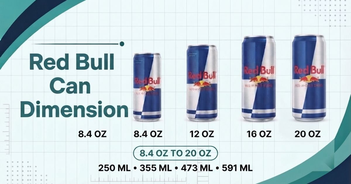 Red Bull Can Dimensions