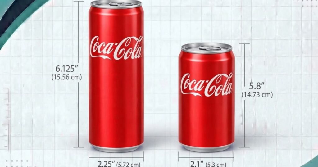 Slim Coke Can Dimensions