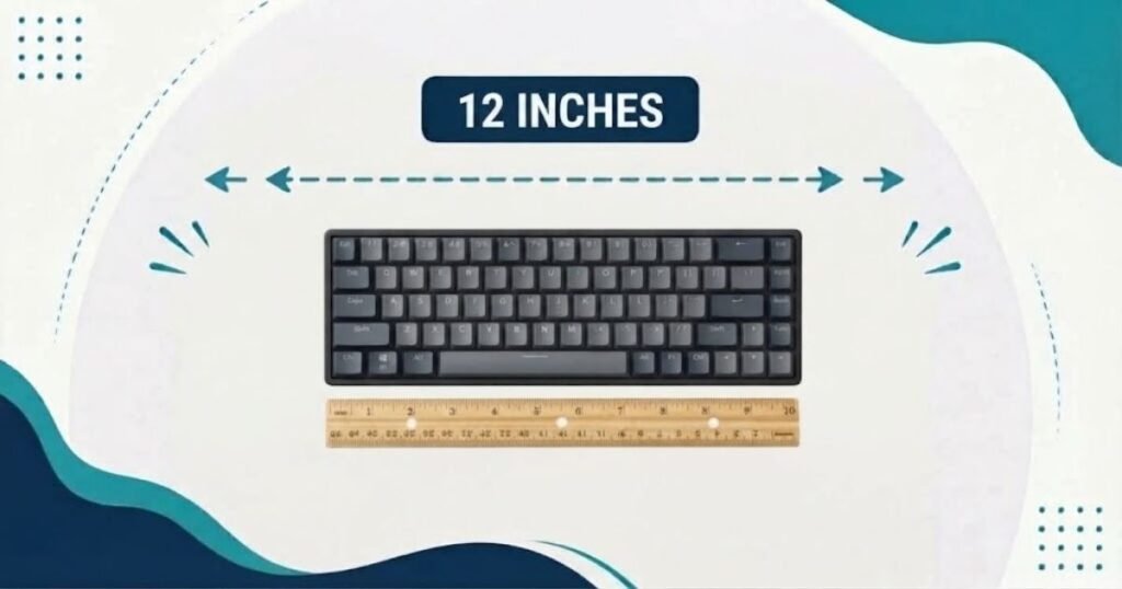 12 Inches Computer Keyboard
