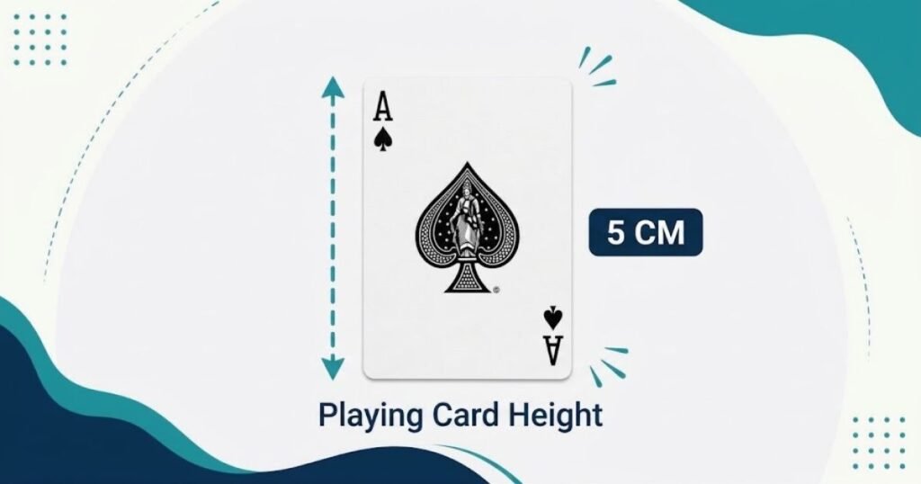 5centimeter Playing Card Height