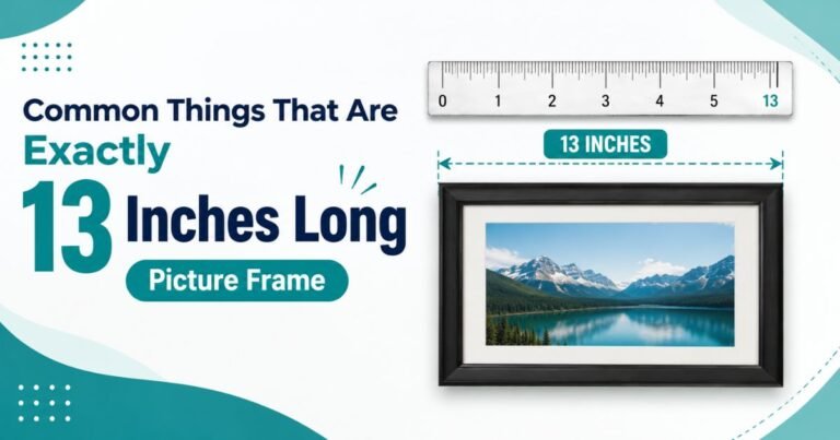 Common things that are 13 inches long