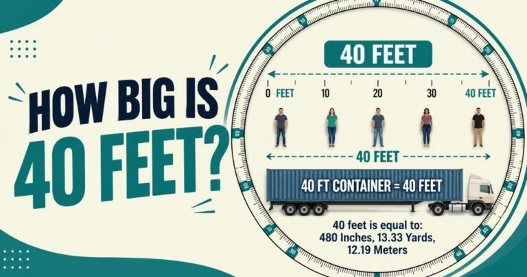 How Big Is 40 Feet